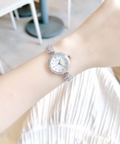 Đồng hồ chính hãng Davena 61638 nữ mặt khảm xà cừ 26mm (2)