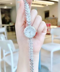 Đồng hồ chính hãng Davena 61638 nữ mặt khảm xà cừ 26mm (2)