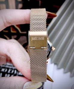 Đồng hồ Just Cavalli JC1L095M0075 Rose Gold nữ máy pin Nhật Like Auth 35mm