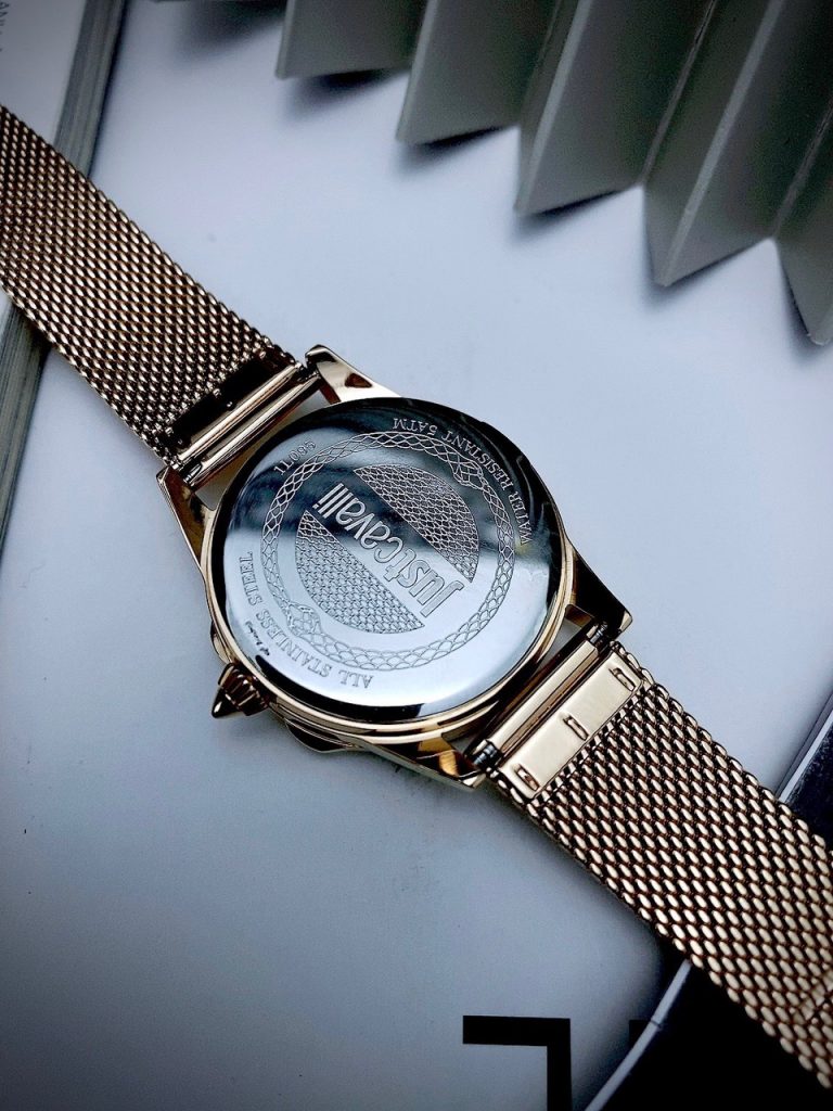 Đồng hồ Just Cavalli JC1L095M0075 Rose Gold nữ máy pin Nhật Like Auth 35mm