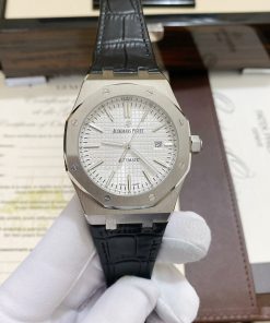 Đồng hồ nam Audemars Piguet Super Fake 11 máy cơ Nhật màu trắng 41mm (2)