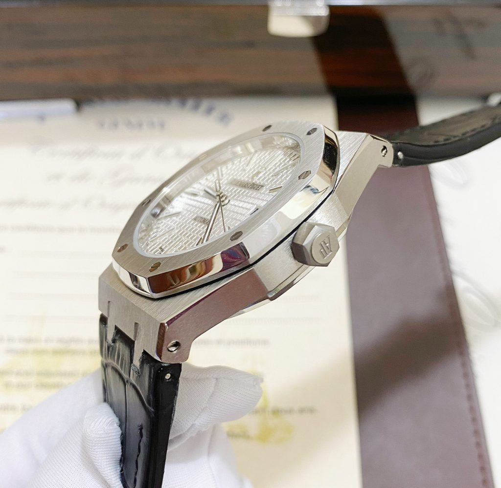 Đồng hồ nam Audemars Piguet Super Fake 11 máy cơ Nhật màu trắng 41mm (2)