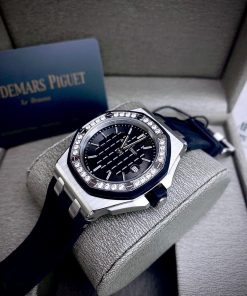 Đồng hồ nữ Audemars Piguet Royal Oak Offshore màu đen Fake 11 Cao Cấp 37mm (2)
