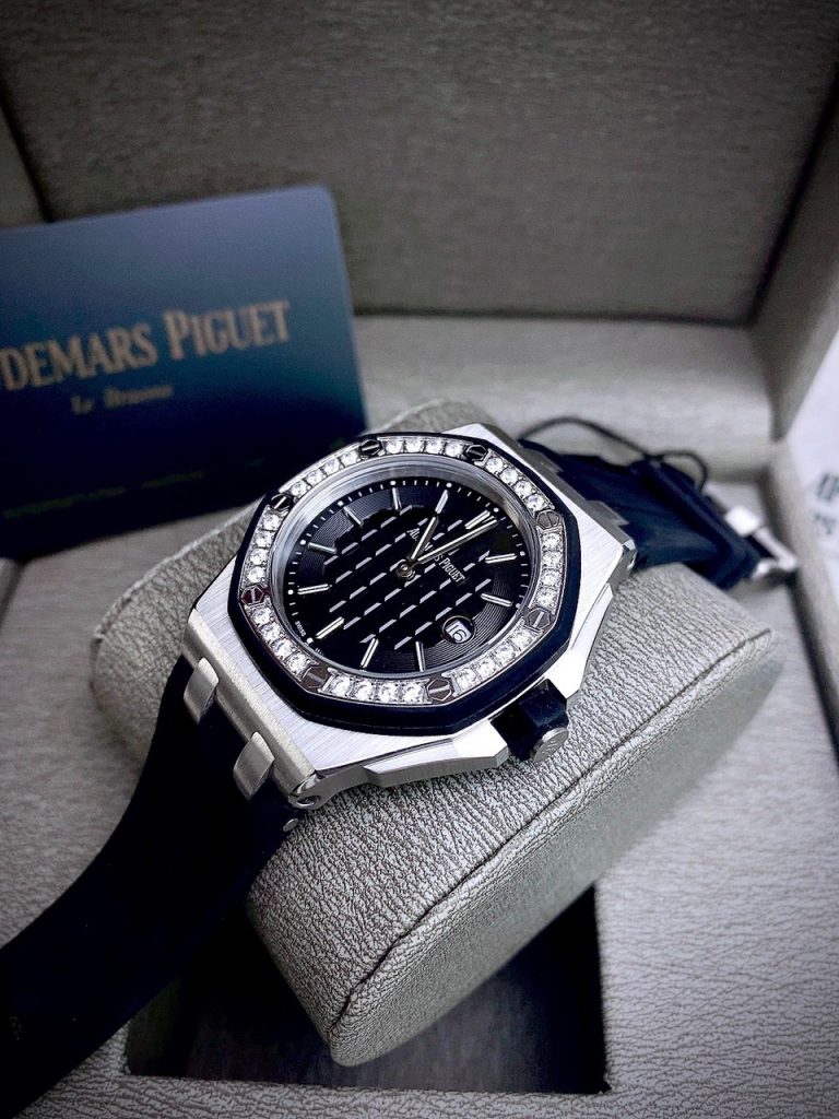 Đồng hồ nữ Audemars Piguet Royal Oak Offshore màu đen Fake 11 Cao Cấp 37mm (2)