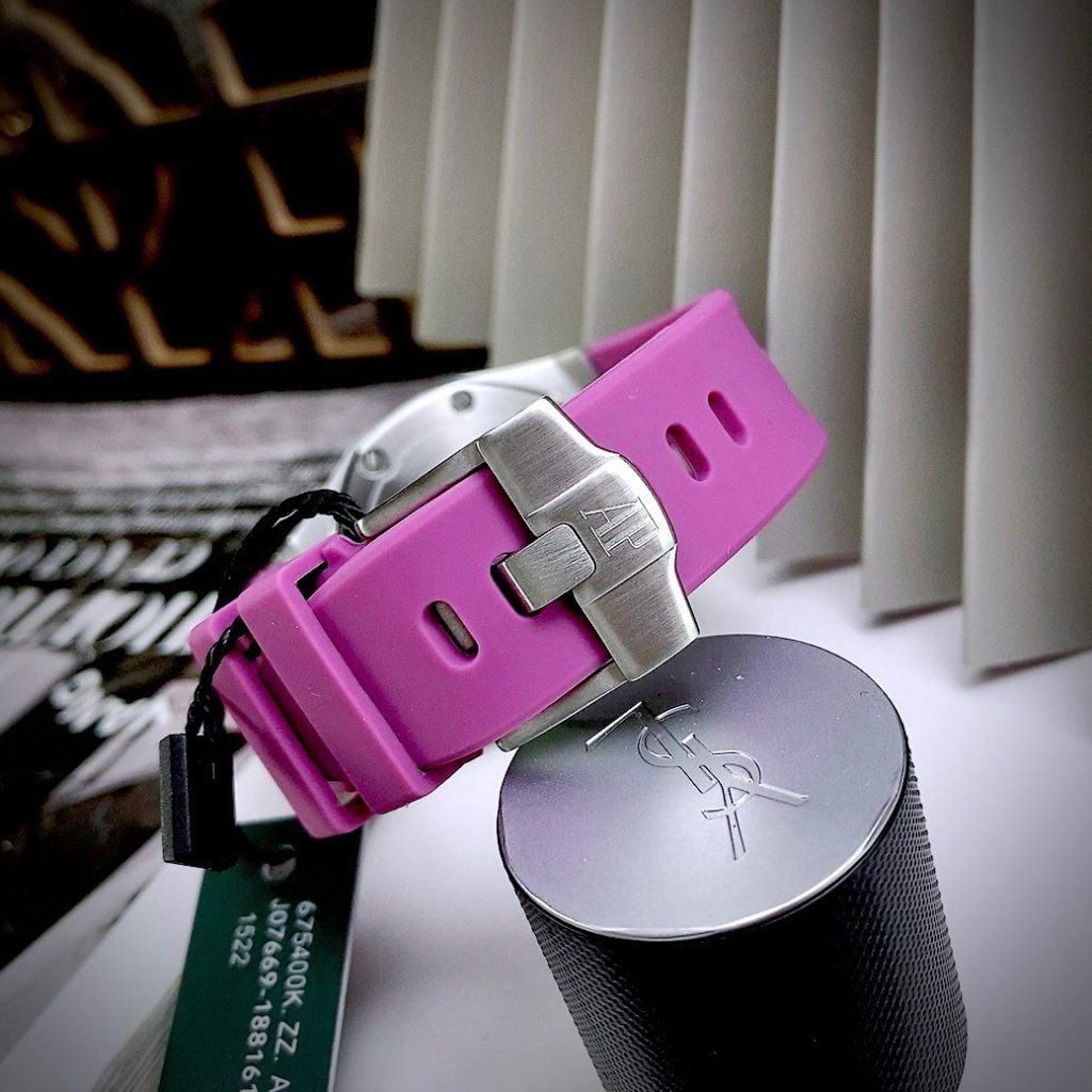 Đồng hồ nữ Audemars Piguet Royal Oak Offshore màu tím Fake máy Nhật 37mm (2)