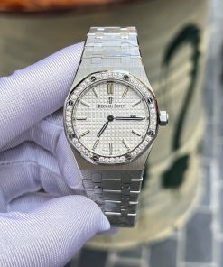 Đồng hồ nữ Audemars Piguet Royal Oak đính đá Replica 11 Thụy Sỹ 33mm (2)