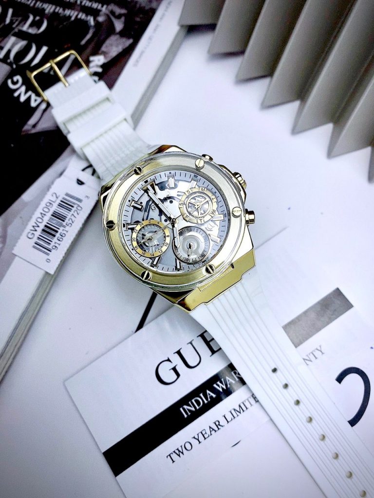 Đồng hồ nữ Like Auth Guess Eco-Friendly GW0409L2 màu trắng 39mm (2)