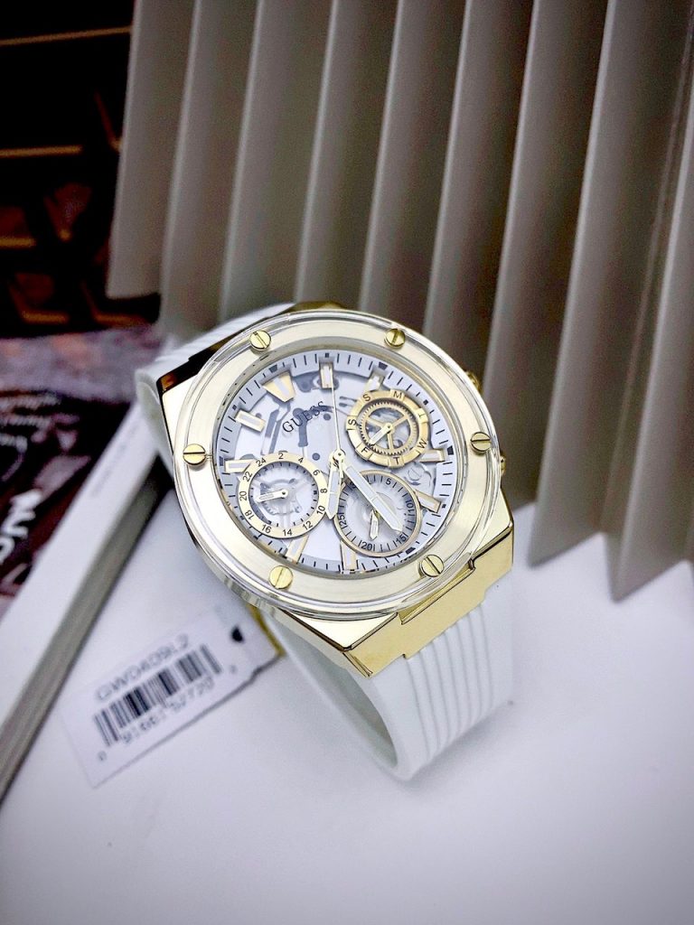 Đồng hồ nữ Like Auth Guess Eco-Friendly GW0409L2 màu trắng 39mm (2)