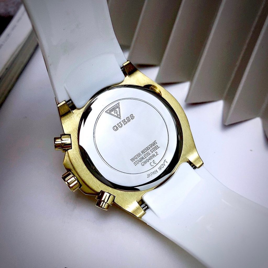Đồng hồ nữ Like Auth Guess Eco-Friendly GW0409L2 màu trắng 39mm (2)