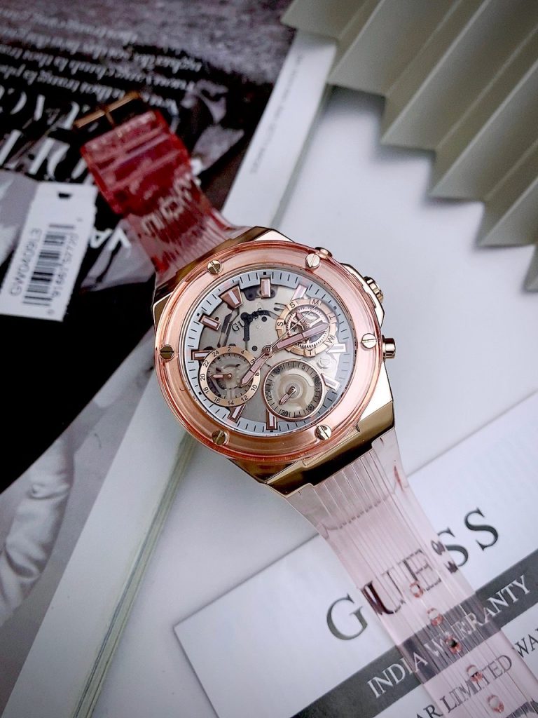 Đồng hồ nữ Like Auth Guess Eco-Friendly GW0409L3 màu hồng 39mm (2)