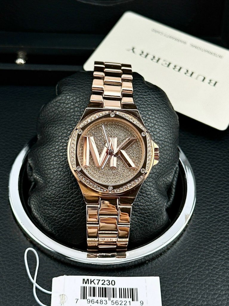 Đồng hồ nữ Michael Kors Rose Gold Like Auth dây kim loại 36mm (2)