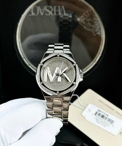 Đồng hồ nữ Michael Kors Silver Like Auth đính đá 36mm (2)