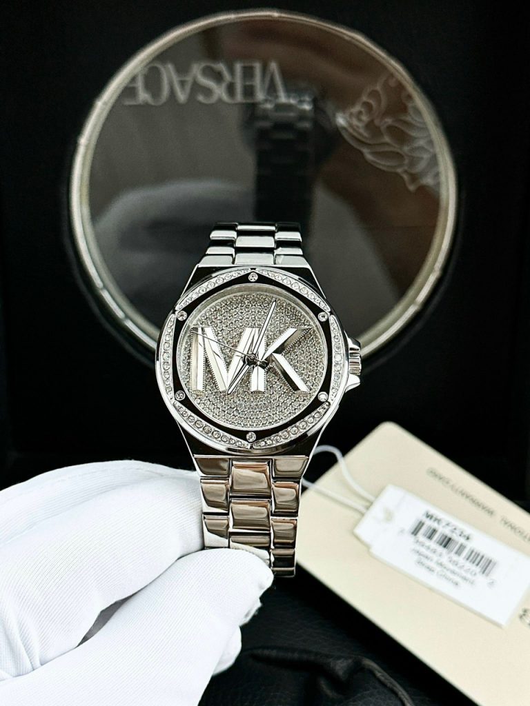 Đồng hồ nữ Michael Kors Silver Like Auth đính đá 36mm (2)