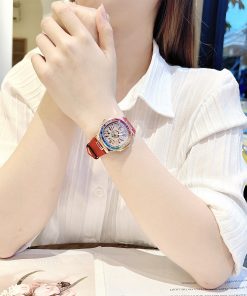 Đồng hồ nữ chính hãng Davena D31951 màu rose gold máy cơ 32mm (2)