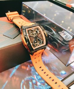 Đồng Hồ Bonest Gatti chính hãng BG5501-A2 màu cam máy cơ 45mm (2)