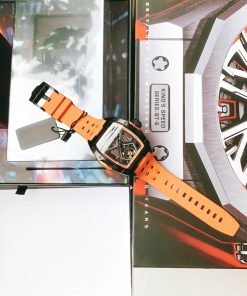 Đồng Hồ Bonest Gatti chính hãng BG5501-A2 màu cam máy cơ 45mm (2)