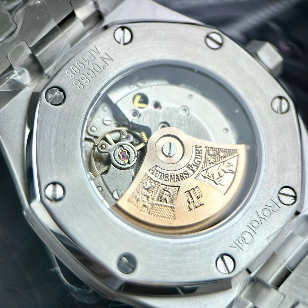Đồng hồ Audemars Piguet Fake 11 cao cấp nam mặt đen 41mm (2)