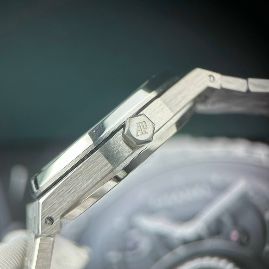 Đồng hồ Audemars Piguet Fake 11 cao cấp nam mặt đen 41mm (2)