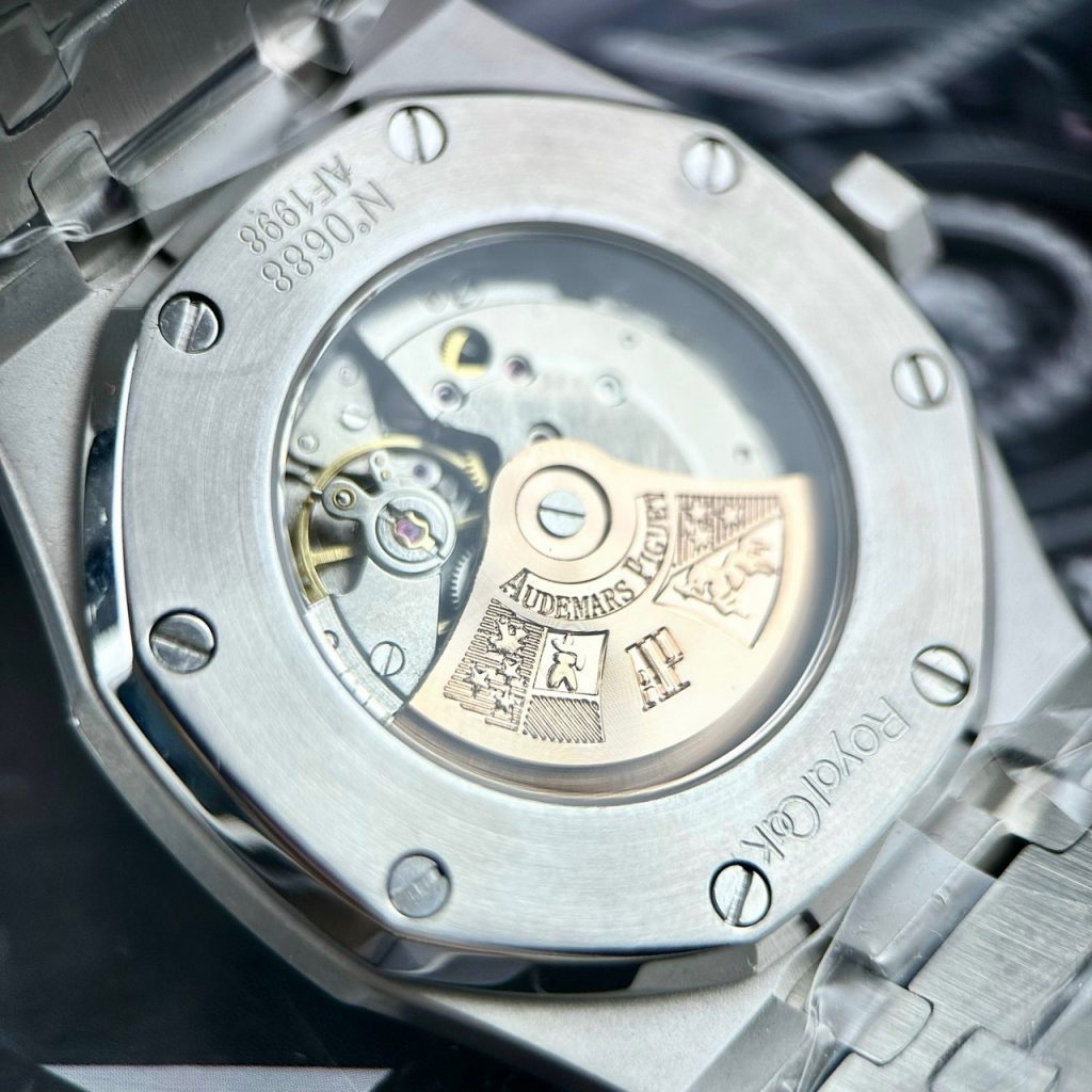 Đồng hồ Audemars Piguet Fake cao cấp máy cơ Nhật mặt xanh 41mm (2)