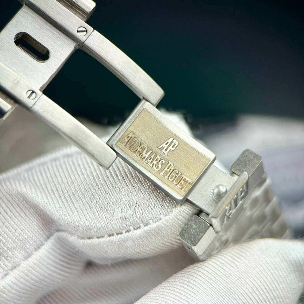 Đồng hồ Audemars Piguet Fake cao cấp máy cơ Nhật mặt xanh 41mm (2)