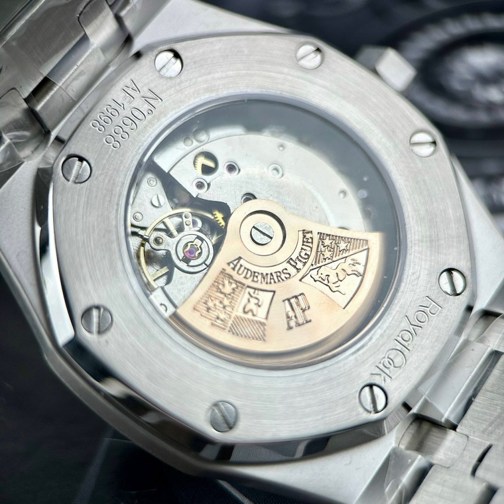 Đồng hồ Audemars Piguet Fake máy cơ Nhật nam đính đá baguette 41mm (2)