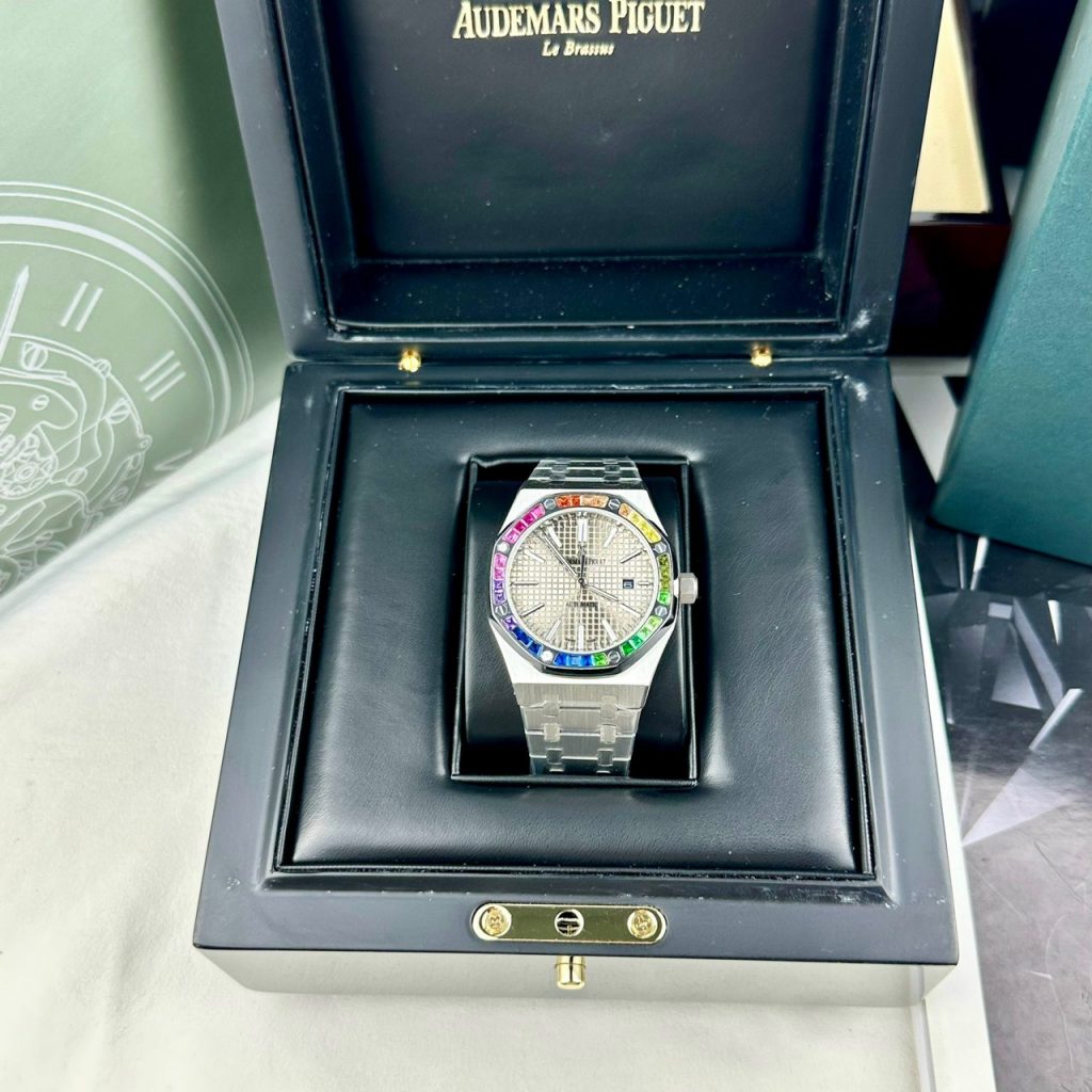 Đồng hồ Audemars Piguet Rainbow nam máy cơ Nhật Fake cao cấp 41mm (2)
