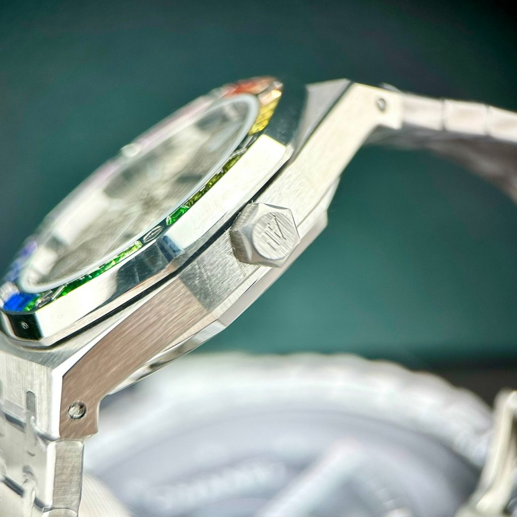 Đồng hồ Audemars Piguet Rainbow nam máy cơ Nhật Fake cao cấp 41mm (2)