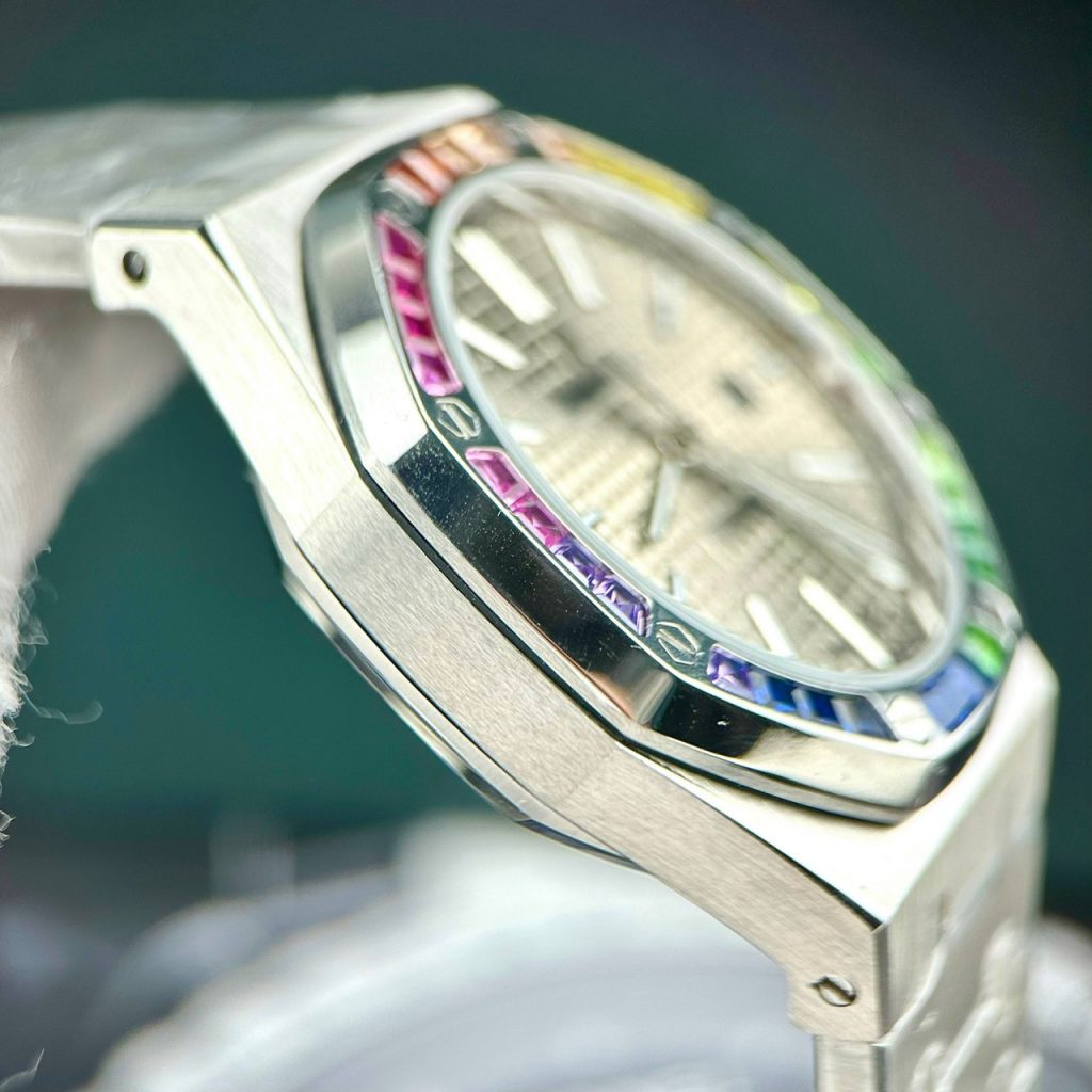 Đồng hồ Audemars Piguet Rainbow nam máy cơ Nhật Fake cao cấp 41mm (2)