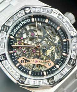 Đồng hồ Audemars Piguet Super Fake 11 nam đính đá baguette 41mm (11)