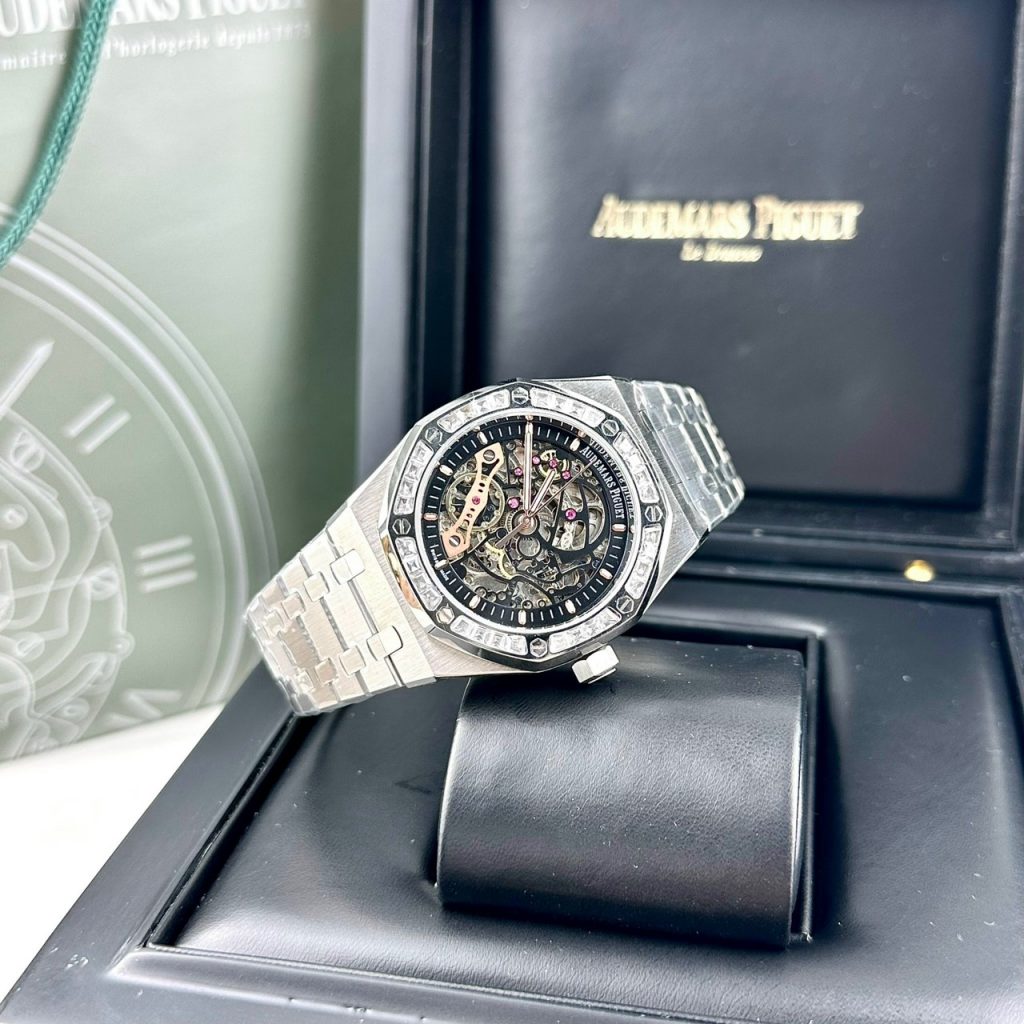 Đồng hồ Audemars Piguet Super Fake 11 nam đính đá baguette 41mm (11)