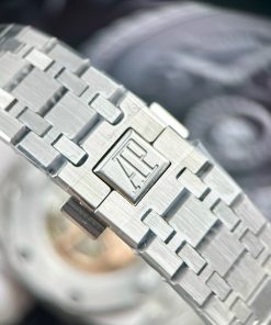 Đồng hồ Audemars Piguet nam mặt xanh đính đá Fake cao cấp 41mm (2)