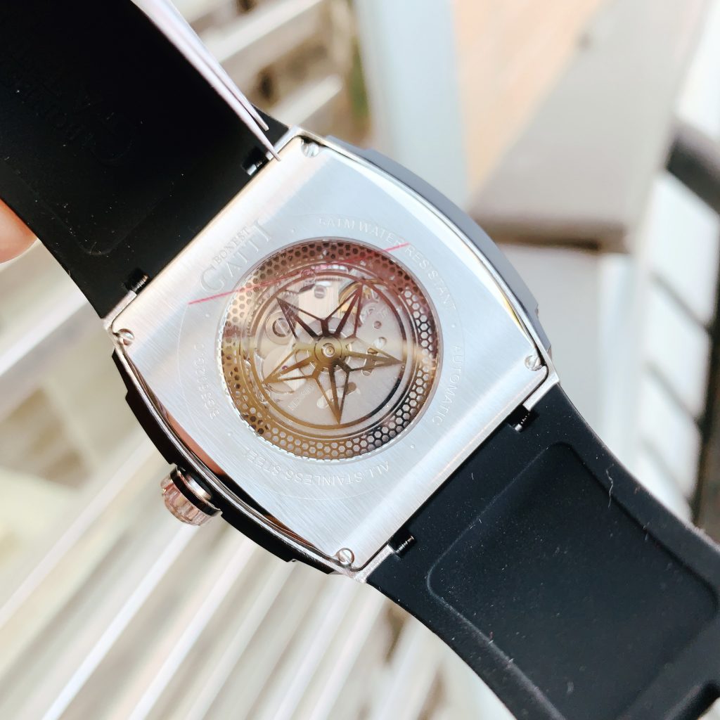 Đồng hồ Bonest Gatti BG5602-A1 nam dây cao su chính hãng 45mm (2)