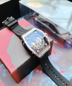 Đồng hồ Bonest Gatti BG5602-A1 nam dây cao su chính hãng 45mm (2)