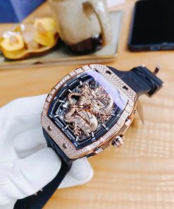 Đồng hồ Bonest Gatti BG5605-A2 rose gold chính hãng nam đính đá 45mm (2)
