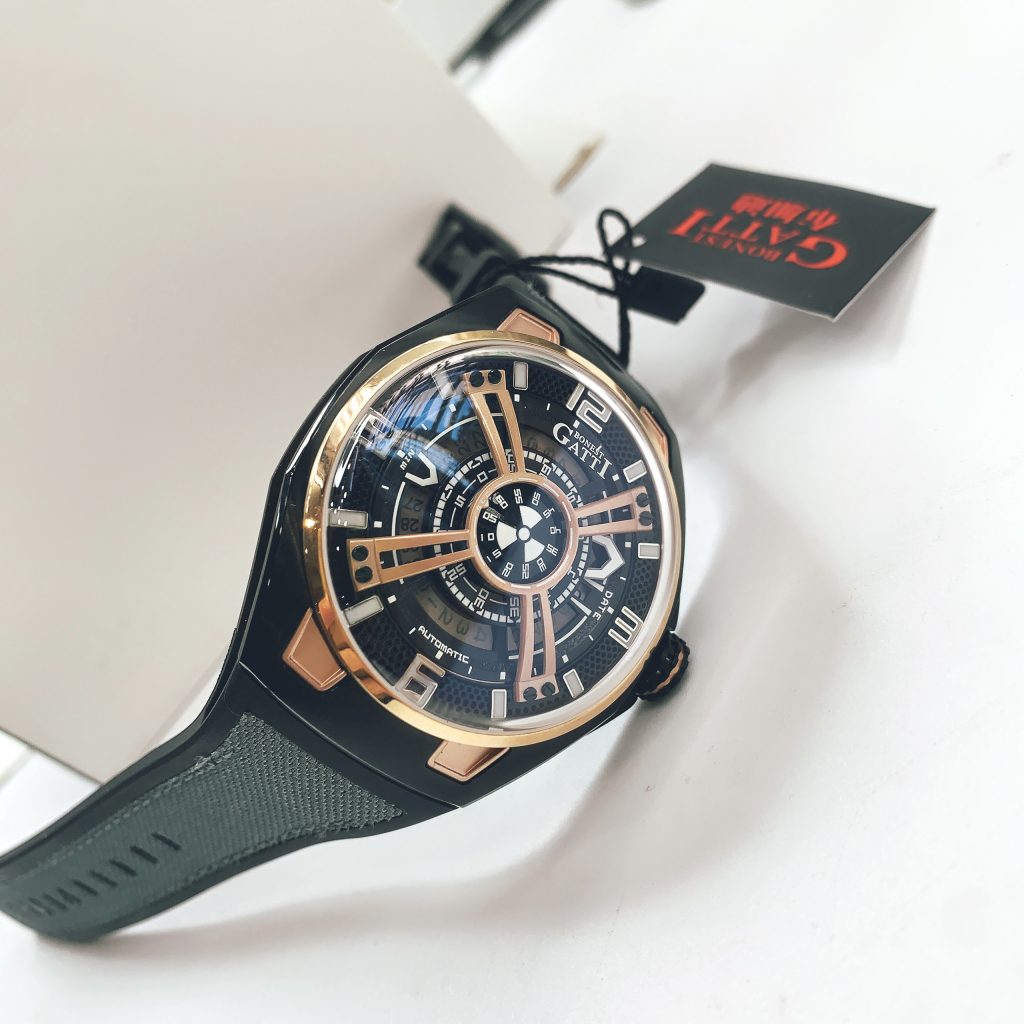 Đồng hồ Bonest Gatti BG5803-A1 nam chính hãng dây cao su 44mm (7)