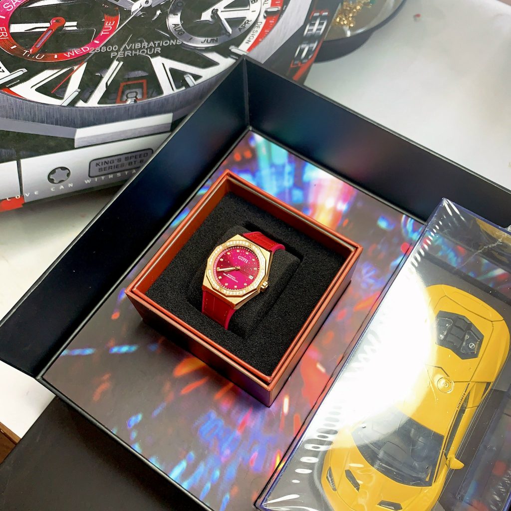 Đồng hồ Bonest Gatti BG8902-L5 rose gold nữ đính đá chính hãng 36mm (2)