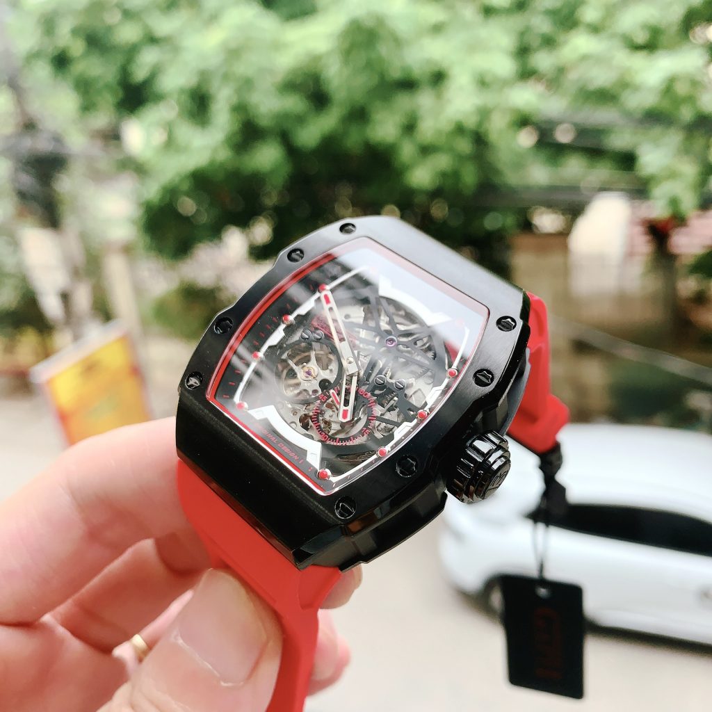 Đồng hồ Bonest Gatti BG9901-A3 nam màu đỏ chính hãng 45mm (2)