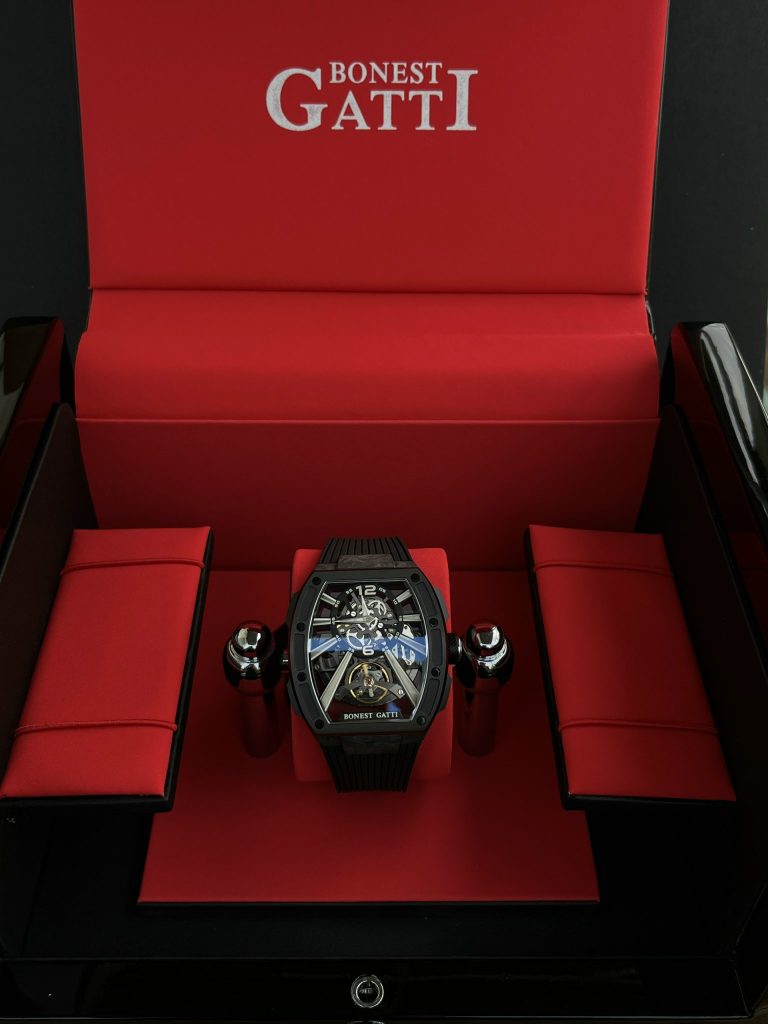 Đồng hồ Bonest Gatti Carbon chính hãng BG9950-A1 nam máy cơ Automatic 43mm (2)