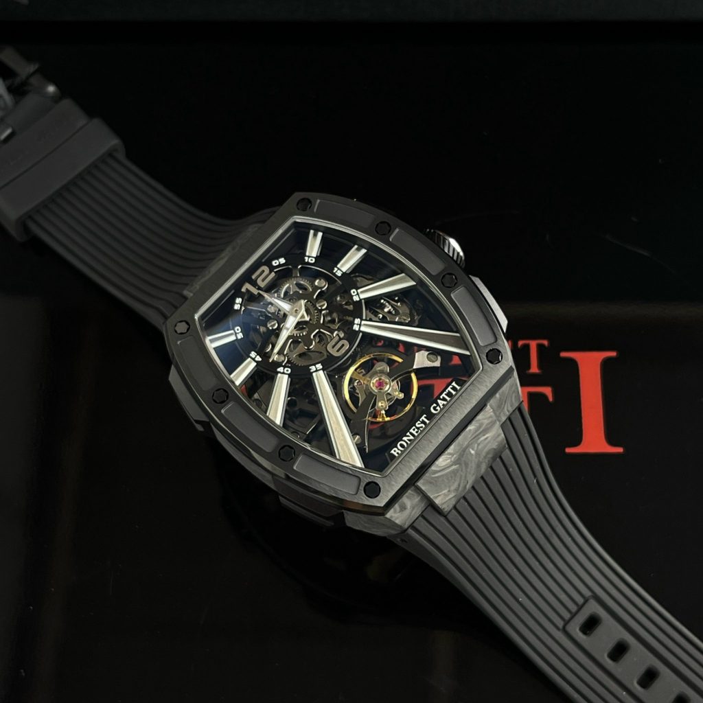 Đồng hồ Bonest Gatti Carbon chính hãng BG9950-A1 nam máy cơ Automatic 43mm (2)
