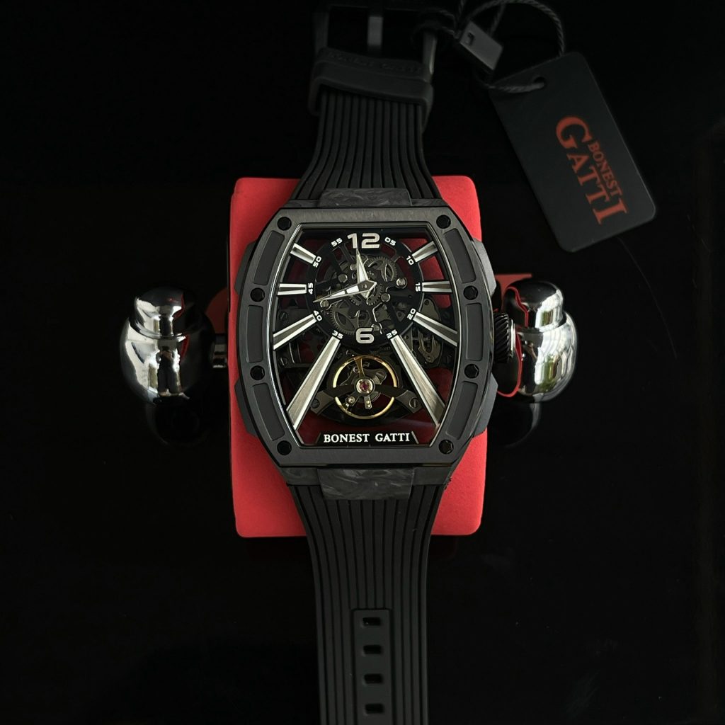 Đồng hồ Bonest Gatti Carbon chính hãng BG9950-A1 nam máy cơ Automatic 43mm (2)
