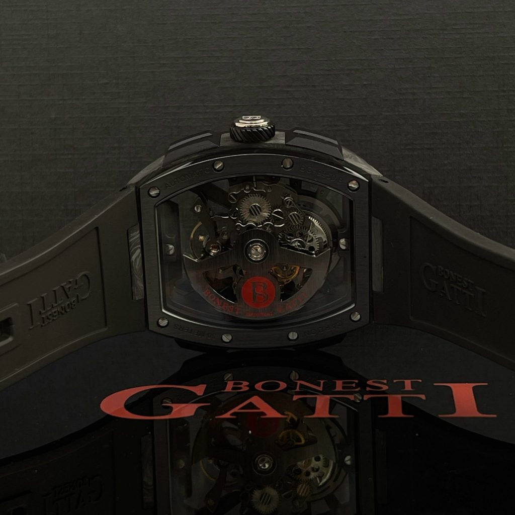 Đồng hồ Bonest Gatti Carbon chính hãng BG9950-A1 nam máy cơ Automatic 43mm (2)
