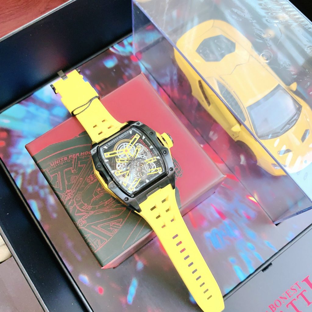 Đồng hồ Bonest Gatti Ghost BG5502-A3 nam màu vàng chính hãng 45mm (2)