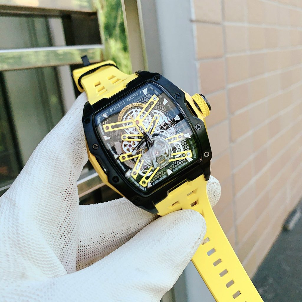 Đồng hồ Bonest Gatti Ghost BG5502-A3 nam màu vàng chính hãng 45mm (2)