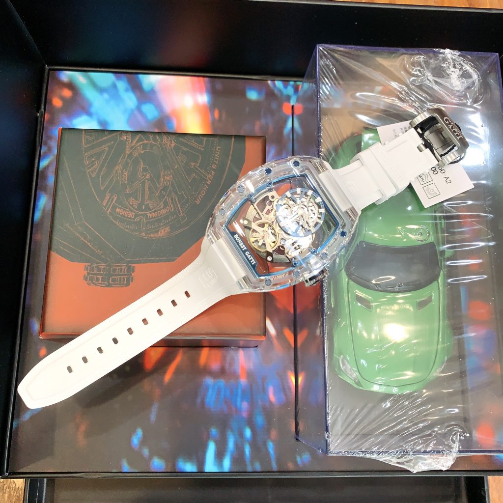 Đồng hồ Bonest Gatti Ghost chính hãng BG9960-A2 nam vỏ trong suốt 45mm (2)