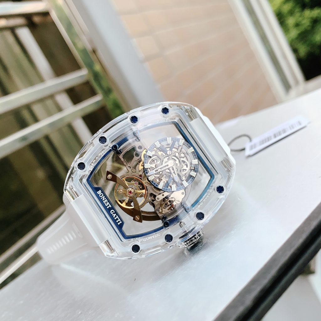 Đồng hồ Bonest Gatti Ghost chính hãng BG9960-A2 nam vỏ trong suốt 45mm (2)