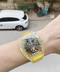 Đồng hồ Bonest Gatti Ghost chính hãng BG9960-A3 nam màu vàng 45mm (2)