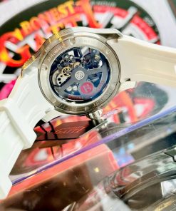 Đồng hồ Bonest Gatti King Sport BG5101-A1 nam dây cao su trắng chính hãng 43mm (2)