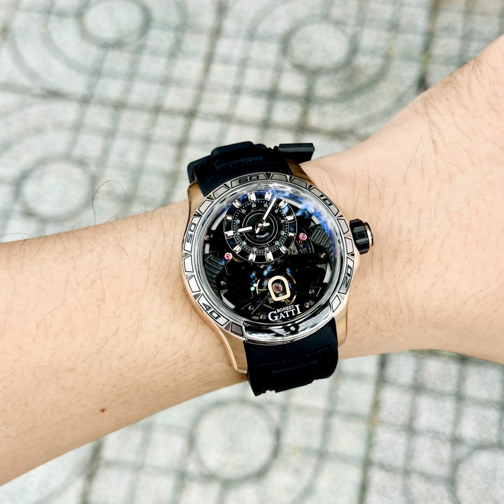 Đồng hồ Bonest Gatti King Sport BG5101-A2 chính hãng máy lộ cơ 43mm (2)