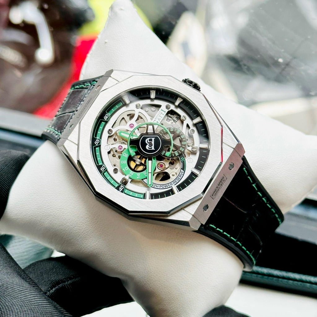 Đồng hồ Bonest Gatti King Sport BG7601-B5 chính hãng nam kim xanh 45mm (2)