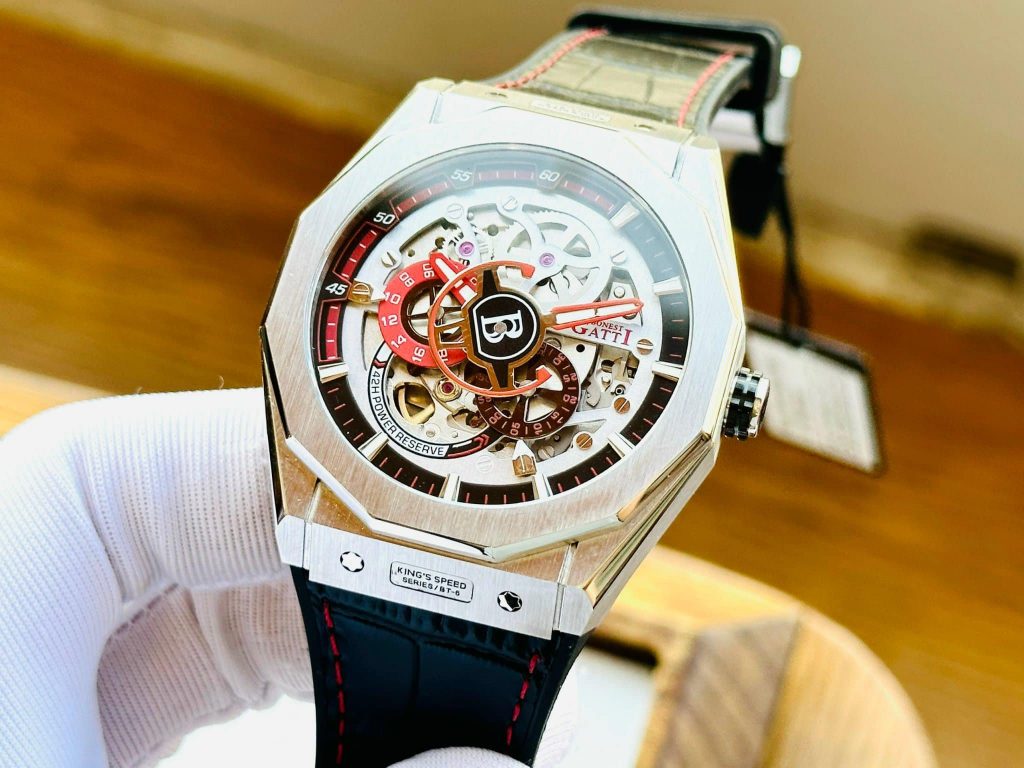 Đồng hồ Bonest Gatti Maximum Speed Red BG7601-A3 chính hãng máy cơ 45mm (2)